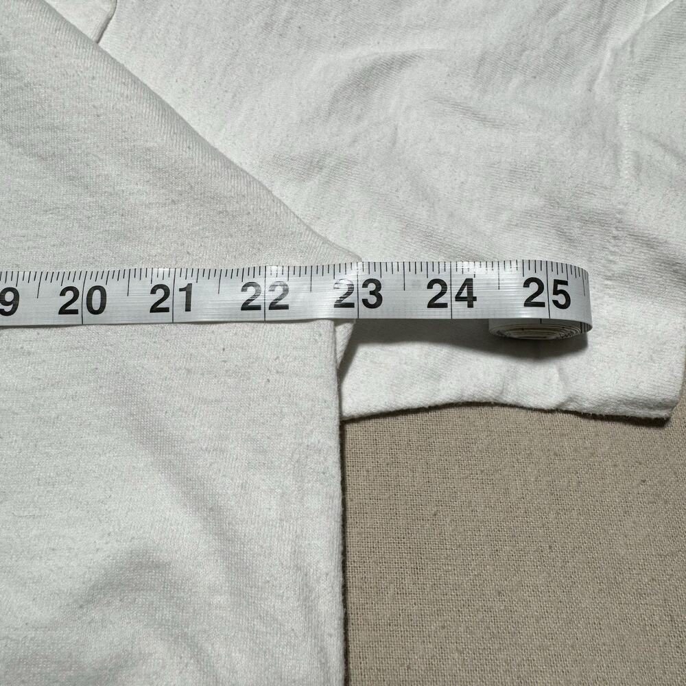 Vintage 90s Buffalo Cowboy Sunset T-Shirt Western Single Stitch White XL USA - Picture 7 of 9